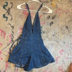 Free people v neck romper basically new!